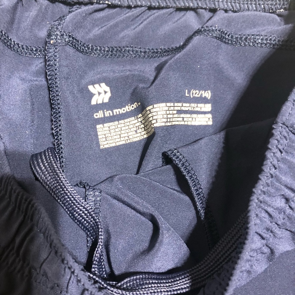 Boys Navy Blue All in Motion Performance Shorts - Picture 2 of 4